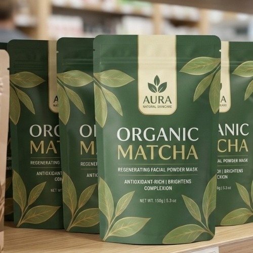 Embalagens stand up pouch para cosméticos