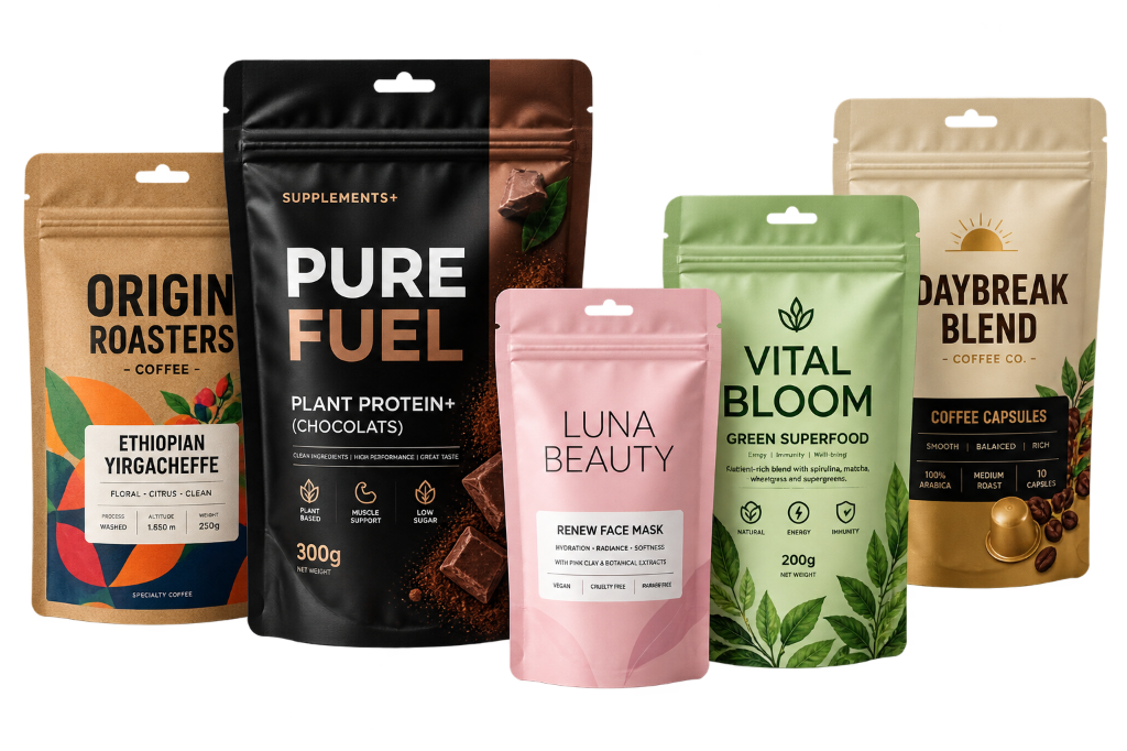 Fábrica de stand up pouch personalizado