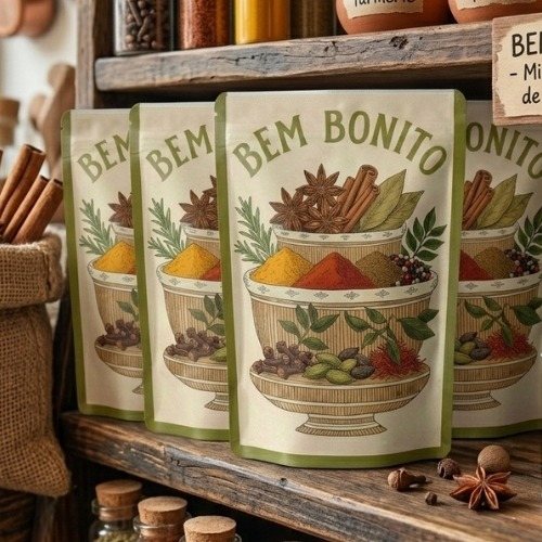 Embalagens stand up pouch para produtos naturais