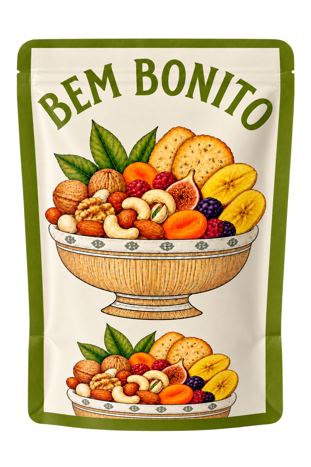 Stand up pouch para produtos naturais